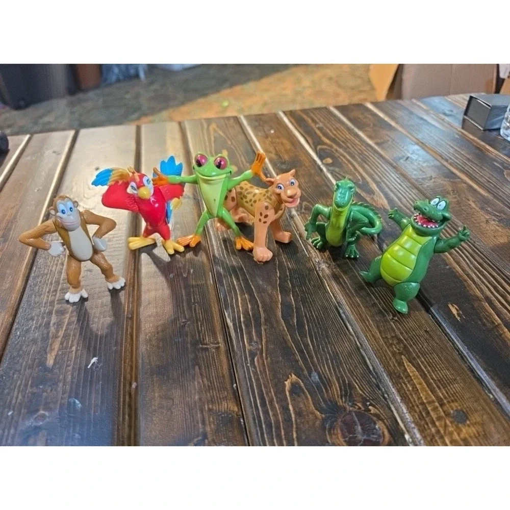 RFC Rainforest Cafe Poseable Figures PVC Lot of 6 y2k‎
